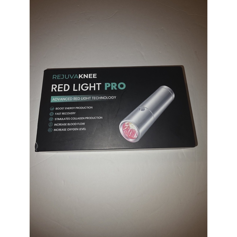 NEW Rejuvaknee Red Light Pro Advanced Red Light Technology Red Therapy Torch
